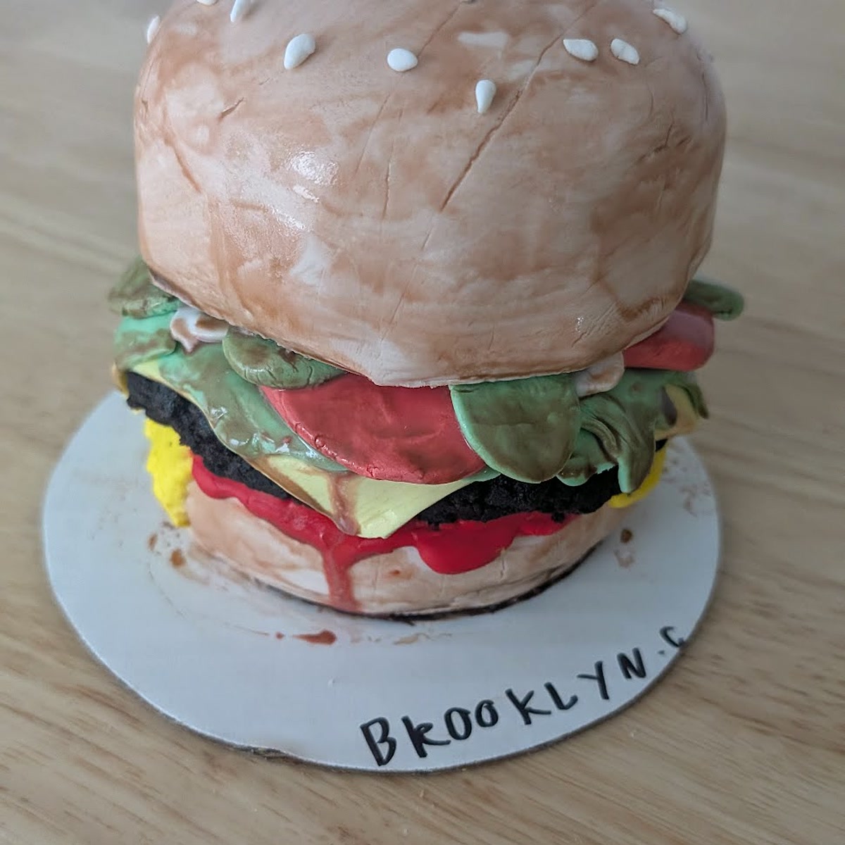 Hamburger cake